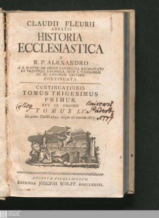 Continuationis Tomus Trigesimus Primus Seu In Ordine Tomus LV: Ab anno Christi 1611. usque ad annum 1617
