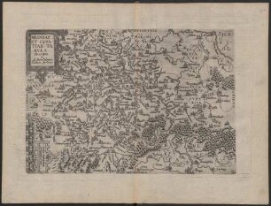 Misniae Et Lusatiae Tabula