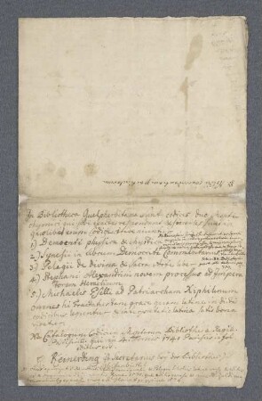 Notizen über Bibliotheken und Auktionen betreffend Wolfenbüttel und Paris
