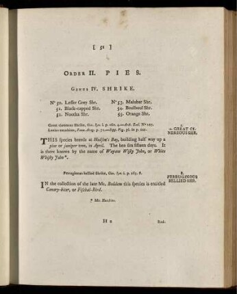 Order II. Pies.