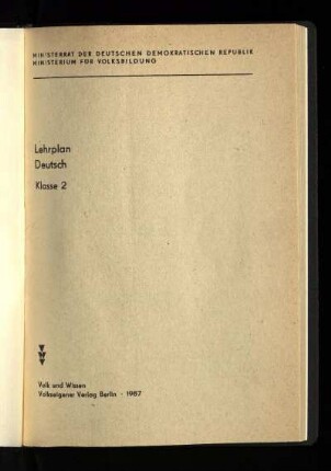 1987: Klasse 2