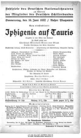 Iphigenie auf Tauris