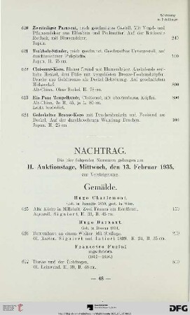 Nachtrag (Nr. 625-727)