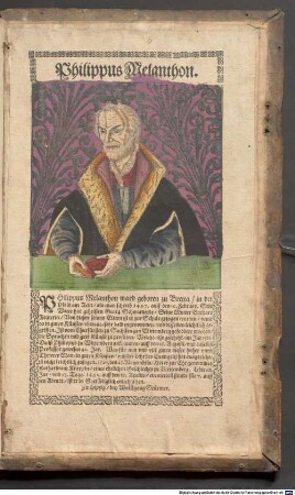 Philippus Melanthon : Philippus Melanthon ward geboren zu Bretta ...
