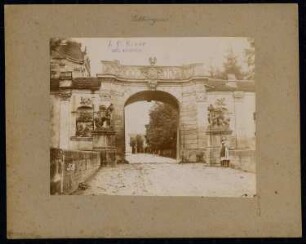Residenz, Ellingen: Toreinfahrt