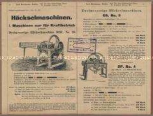 Häckselmaschinen.