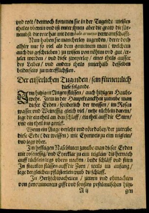 Der eusserlichen Tugenden/ sein fürnemlich diese folgende.