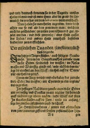 Der eusserlichen Tugenden/ sein fürnemlich diese folgende.