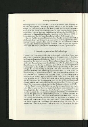 2. Forschungsstand und Quellenlage.