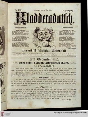 Hefte 18-22, Mai 1852
