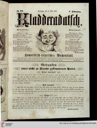 Hefte 18-22, Mai 1852