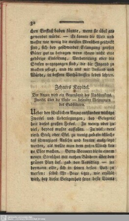 Zehntes Kapitel
