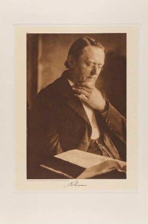 "Senior Dr. C. C. G. Behrmann, Hauptpastor zu St. Michaelis" aus der Mappe "Hamburgische Männer und Frauen am Anfang des XX. Jahrhunderts"