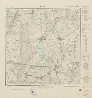 2753 (alte Nr.: 1325) Woltin, Meßtischblatt (4cm - Karte)