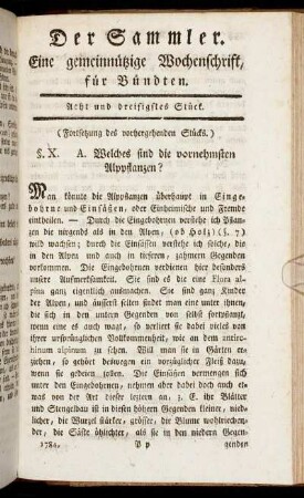 Acht und dreisigstes Stück.