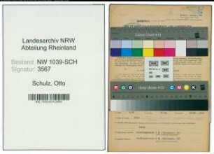 Entnazifizierung Otto Schulz , geb. 09.04.1888 (Postenmann)