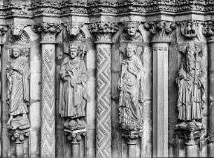 Freiberger Dom, Goldene Pforte, östliches Gewände