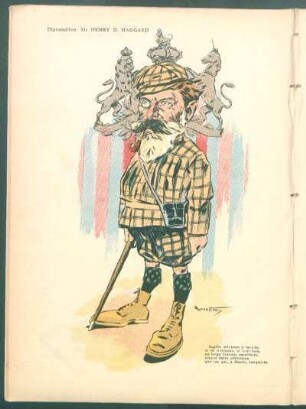 Diplomático: Sir Henry D. Haggard - [Caricatura]