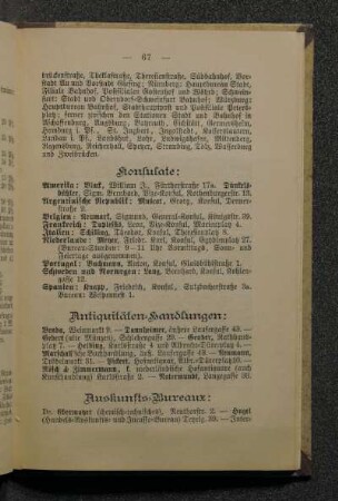 Antiquitäten-Sammlungen.