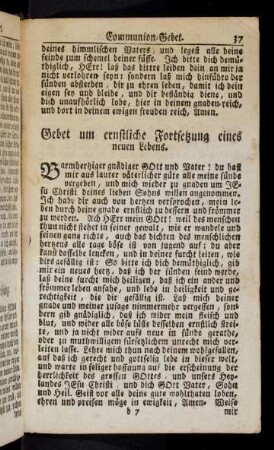 37-38, Gebet um ernstliche Fortsetzung eines neuen Lebens