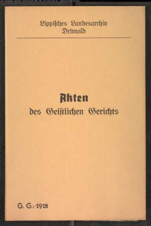 Marie Tielecken (Tielcken, Tilcken), Haushälterin bei Präsident von Kotzenberg, Tochter des verstorbenen Hermann Tielcken in Horn gegen Johann Cord Hentzen in Horn, Verwalter bei Präsident von Kotzenberg, Sohn von Christoffer Hentze, wegen einer Eheklage