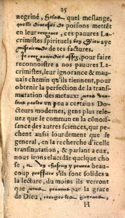 Le Miroir des alchymistes ...
