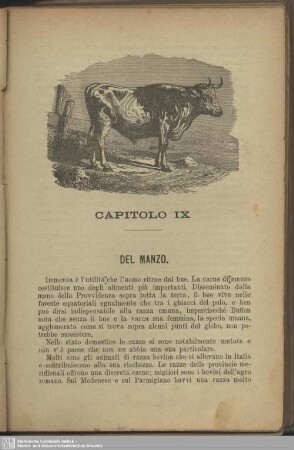 Capitolo IX. Del manzo