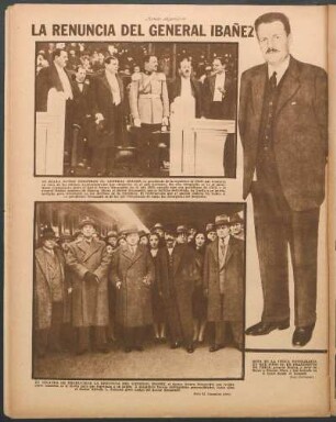 La renuncia del general Ibañez [Fotografías]