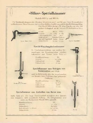 "Niles"-Spezialhämmer
