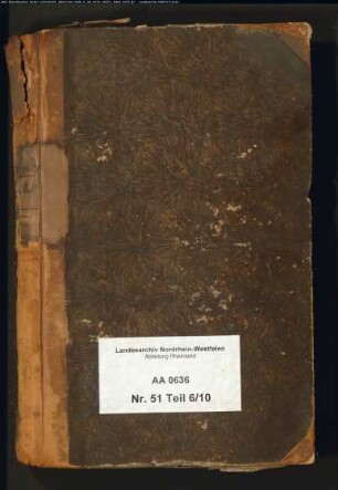 Repertorien (Sammelband) des Archivars Holzmacher