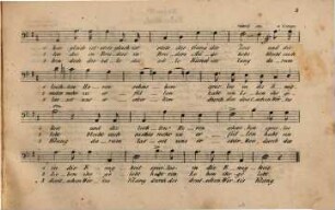 Original-Gesänge der Augsburger Liedertafel, [3]. Basso I