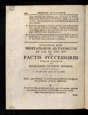 438-449, 43. De Pactis successoriis