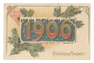 1906. Fröhliches Neujahr!