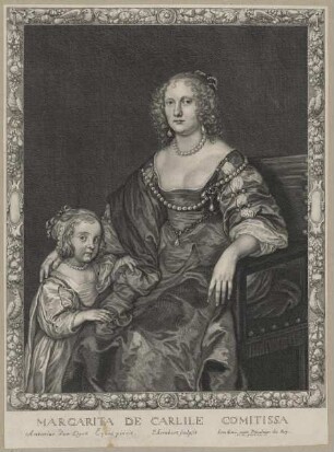 Bildnis der Margarita de Carlile Comitissa