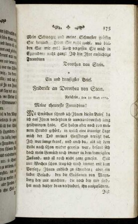 Ein und dreyßigster Brief. - Vierzigster Brief.
