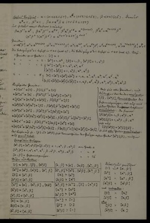 [Mathematische Berechnungen und Notizen]