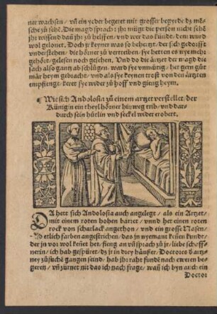 Wie sich Andolosia zu einem artzet verstellet ...