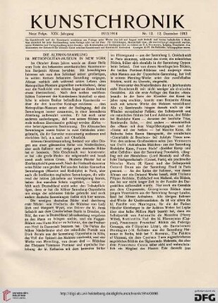 Die Altman-Sammlung im Metropolitan-Museum in New York