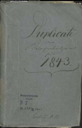 Kirchenbuchduplikate der Stadt- und Landgemeinde Ibbenbüren und den Gemeinden Brochterbeck, Halverde, Hopsten, Ibbenbüren, Mettingen, Recke und Schale, Kreis Tecklenburg (GHT 1842). (Gemeinde: Ibbenbüren)