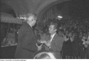 Dresden, Sächsischer Bergsteigerchor "Kurt Schlosser" Dresden, Auftritt im Ratskeller, 1984