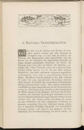 II. Raffaels Transfiguration.