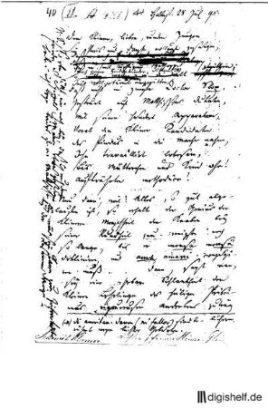 40: Brief von Klamer Eberhard Karl Schmidt an Friedrich Matthisson : Becker, Rudolf Zacharias; Becker, W. G.;