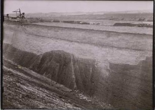 Hi[rschfelde] Grube Türchau G.S.6 - Neuer Einschnitt des Bagger 9 bei Türchau