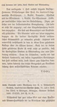 696-702 [Rezension] Acta Joannis