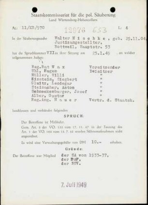 Mischke, Walter