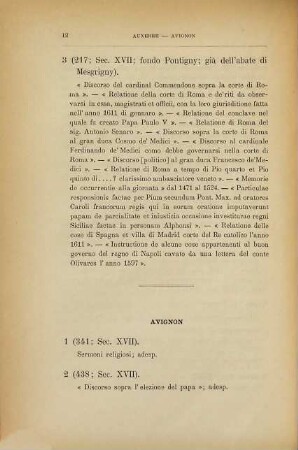 Inventario dei manoscritti italiani delle Biblioteche di Francia, 3