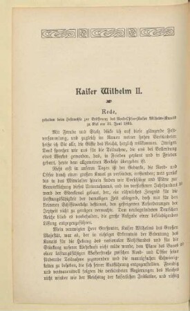 Kaiser Wilhelm II