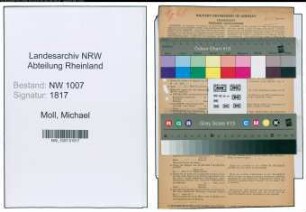 Entnazifizierung Michael Moll , geb. 03.12.1905 (Lehrer)