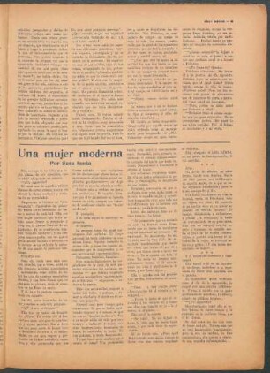 Una mujer moderna