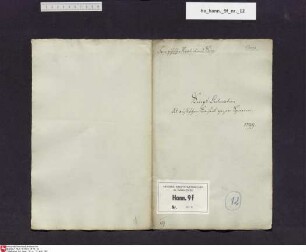 Kriegserklärung (Deklaration) des russischen Zaren Paul I. gegen Spanien